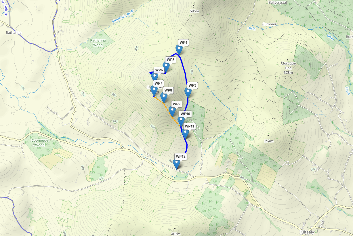 Map and route preview